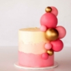 Picture of Rough Ombre Cake With Spheres