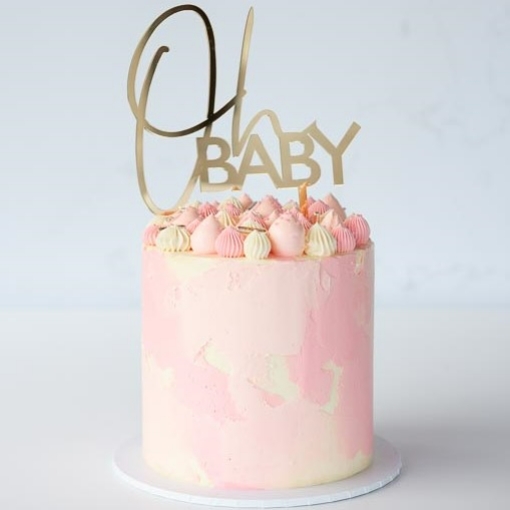 Picture of LARGE OH BABY CAKE TOPPER