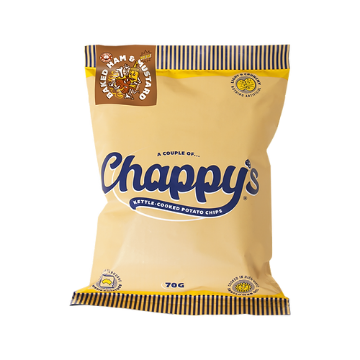 Picture of Chappy's Kettle Potato Chips - Australian Baked Ham & Mustard | 70g
