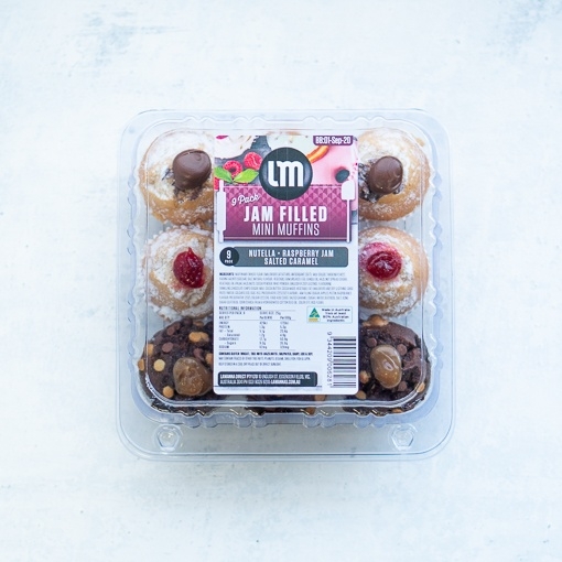 Picture of LaManna Mini Mixed Filled Muffins | 9pk
