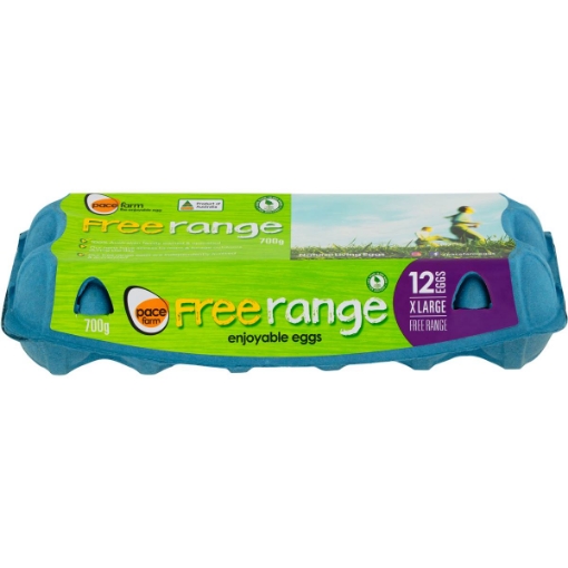 Picture of PACE FARM NATURAL FREE RANGE EGGS 12PK 700GM
