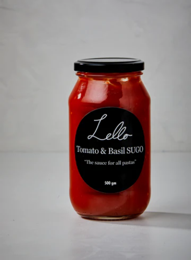 Picture of LELLO ARTISAN PASTA SUGO TOMATO & BASIL 500GM