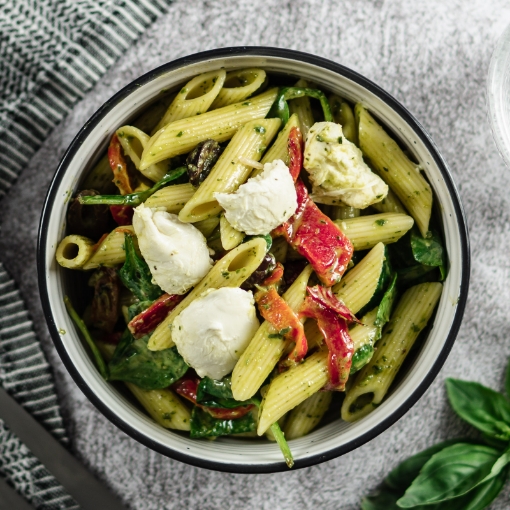 Picture of LaManna Basil & Pesto Pasta Salad with Bocconcini