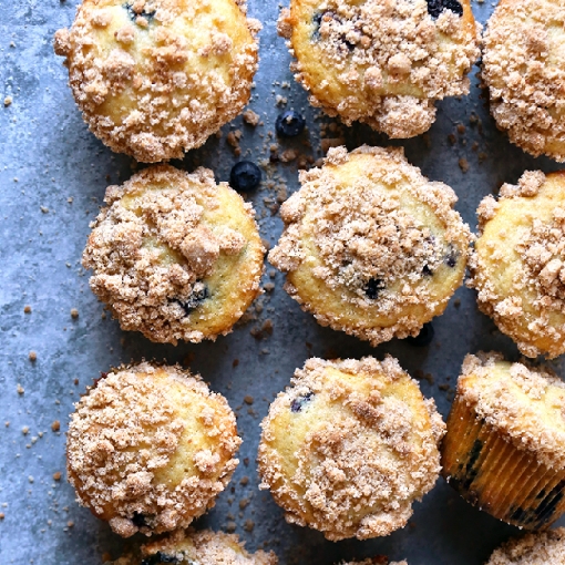 Picture of LaManna Blueberry Crumble Muffins