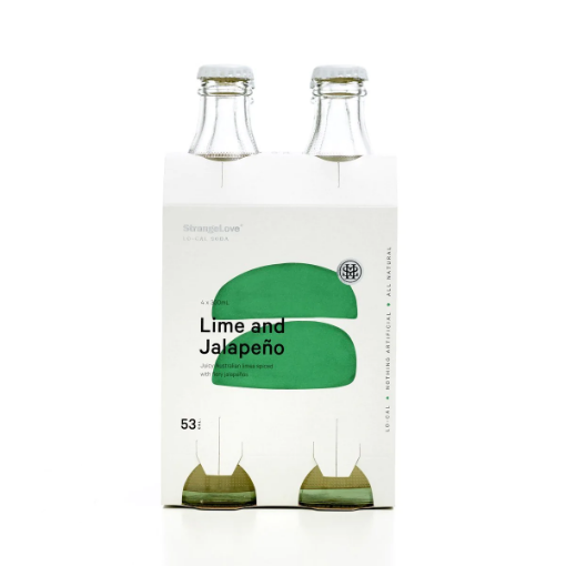 Picture of Strange Love Lo-Cal Lime & Jalapeno Multipack | 4 X 300ml