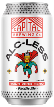 Picture of Capital Brewing Co. Alc-Less Non Alcoholic Pacific Ale | 4 X 375ml